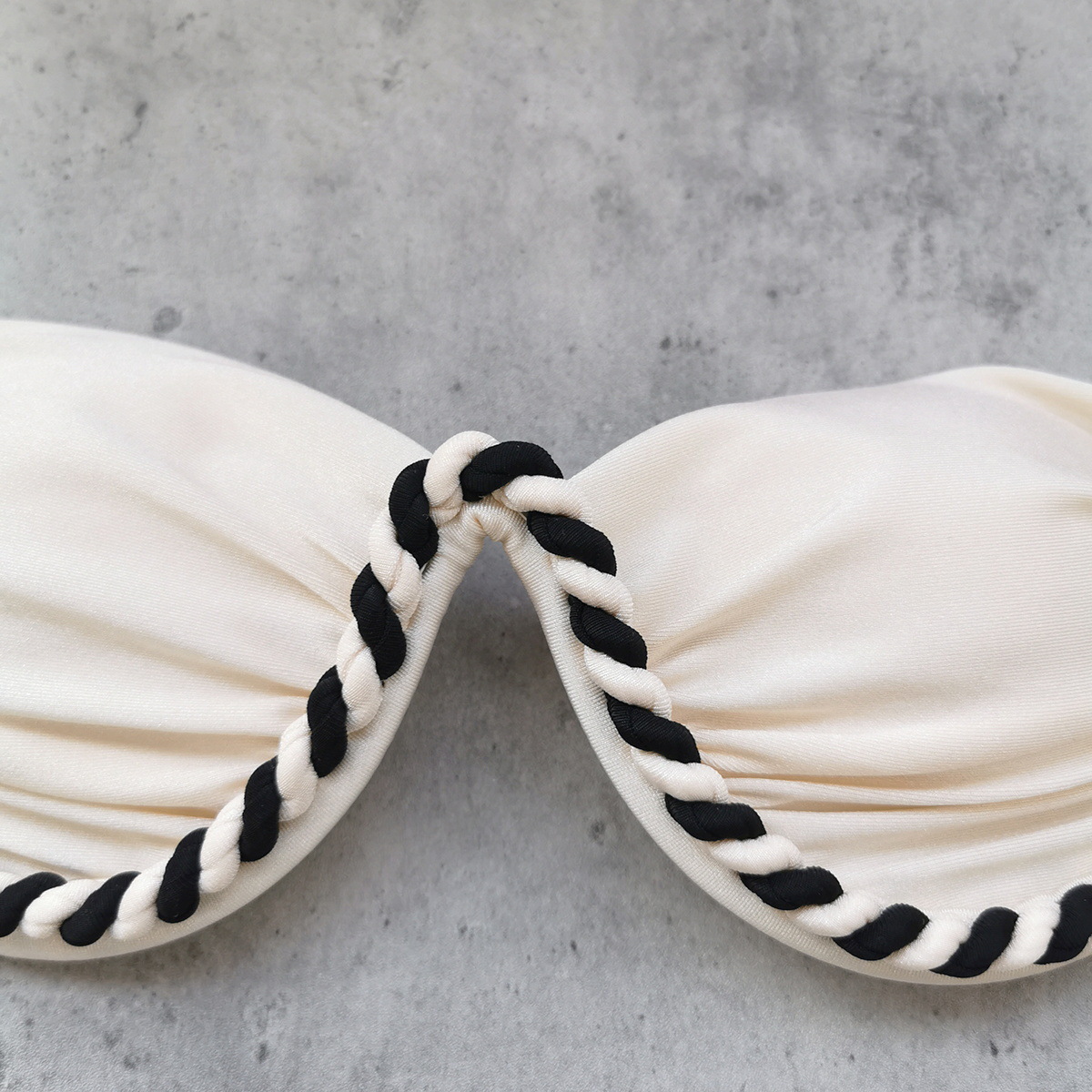 Two-Piece Twisted Rope Bandeau Bikini Set view 5