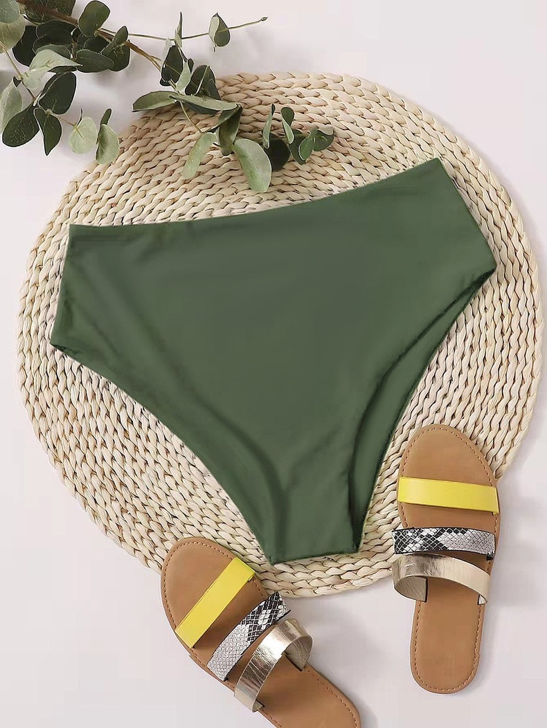 Women's High-Cut Triangle Bikini Bottoms view 6