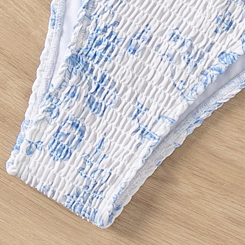Women's Smocked Side-Tie Bikini Bottom view 3