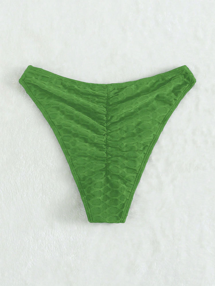 Women's High Cut Cheeky Bikini Bottom view 3