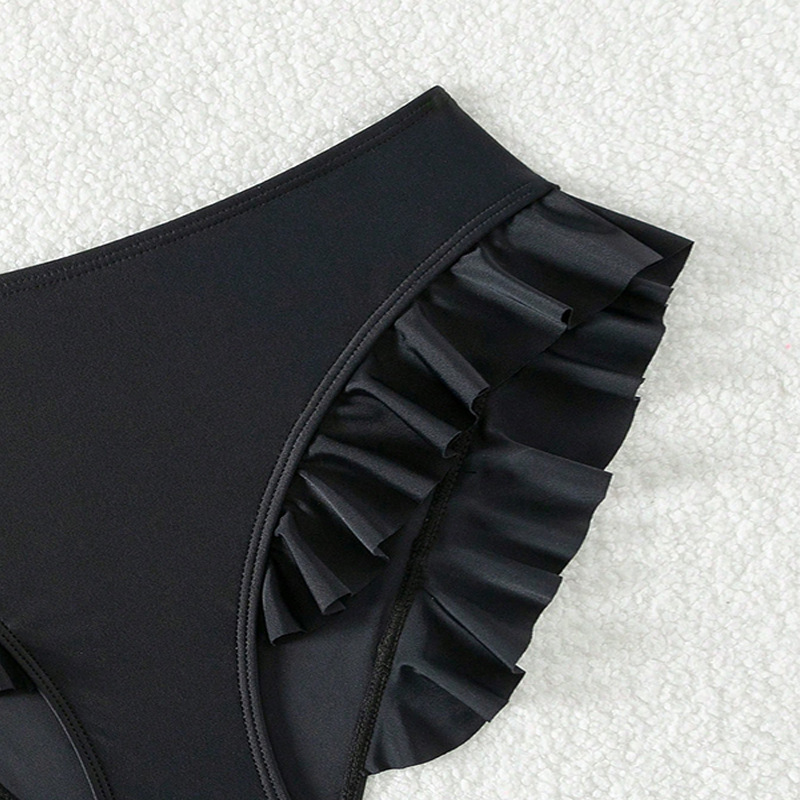 High-Waisted Ruffled Bikini Bottom view 8