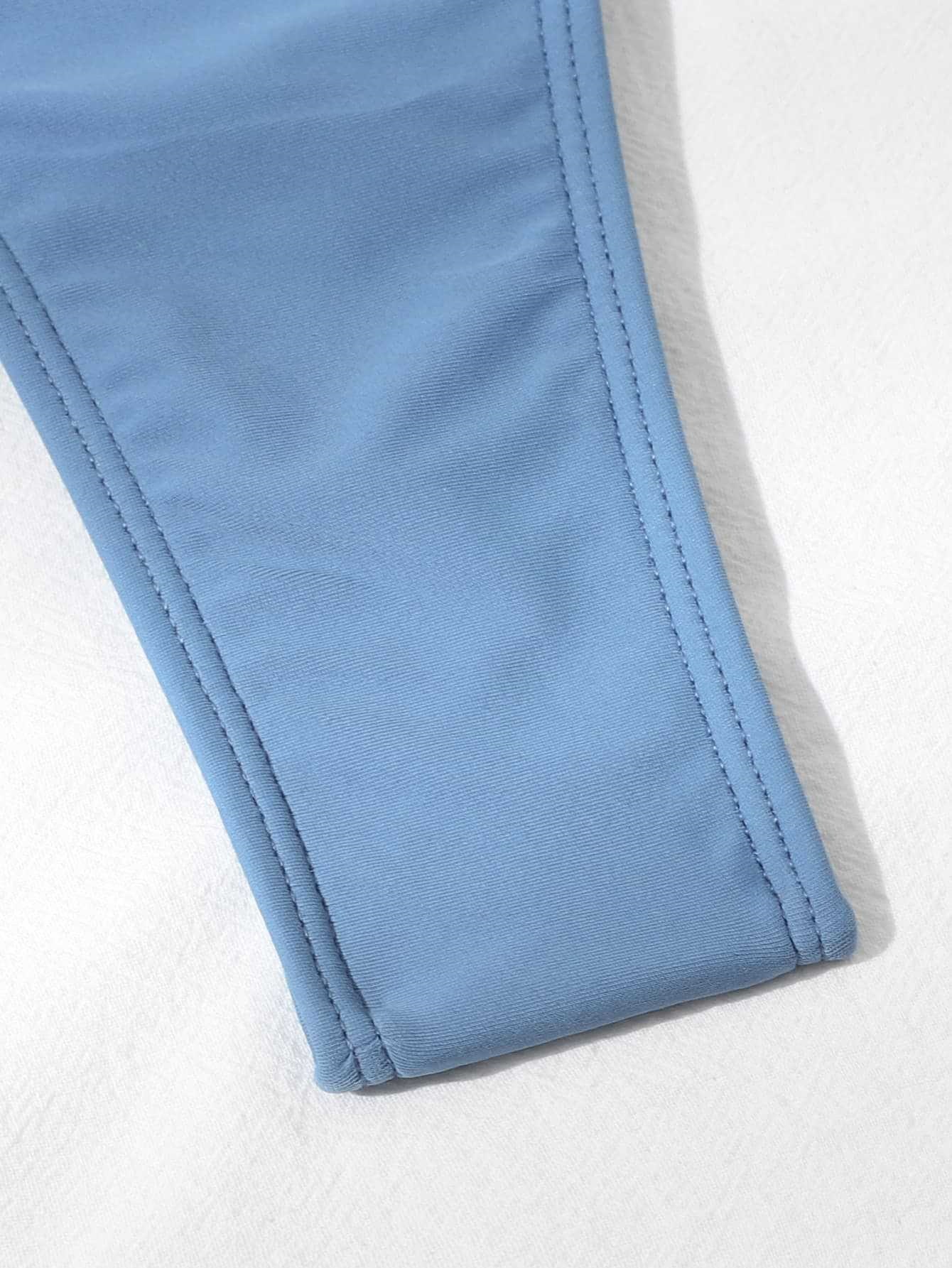 Thong Bikini Bottom with Side Straps view 34