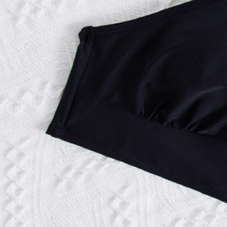 Ruffle Strap Triangle Bikini Top view 7