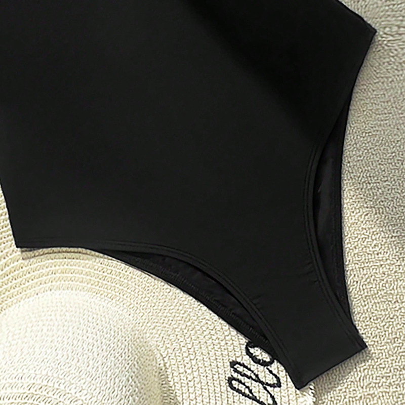 Women's Asymmetric One-Shoulder Multi-Strap One-Piece Swimsuit view 6