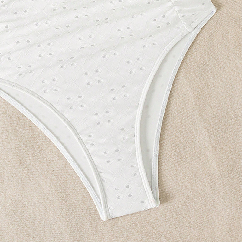 Spaghetti Strap Ruched One-Piece Swimsuit view 6