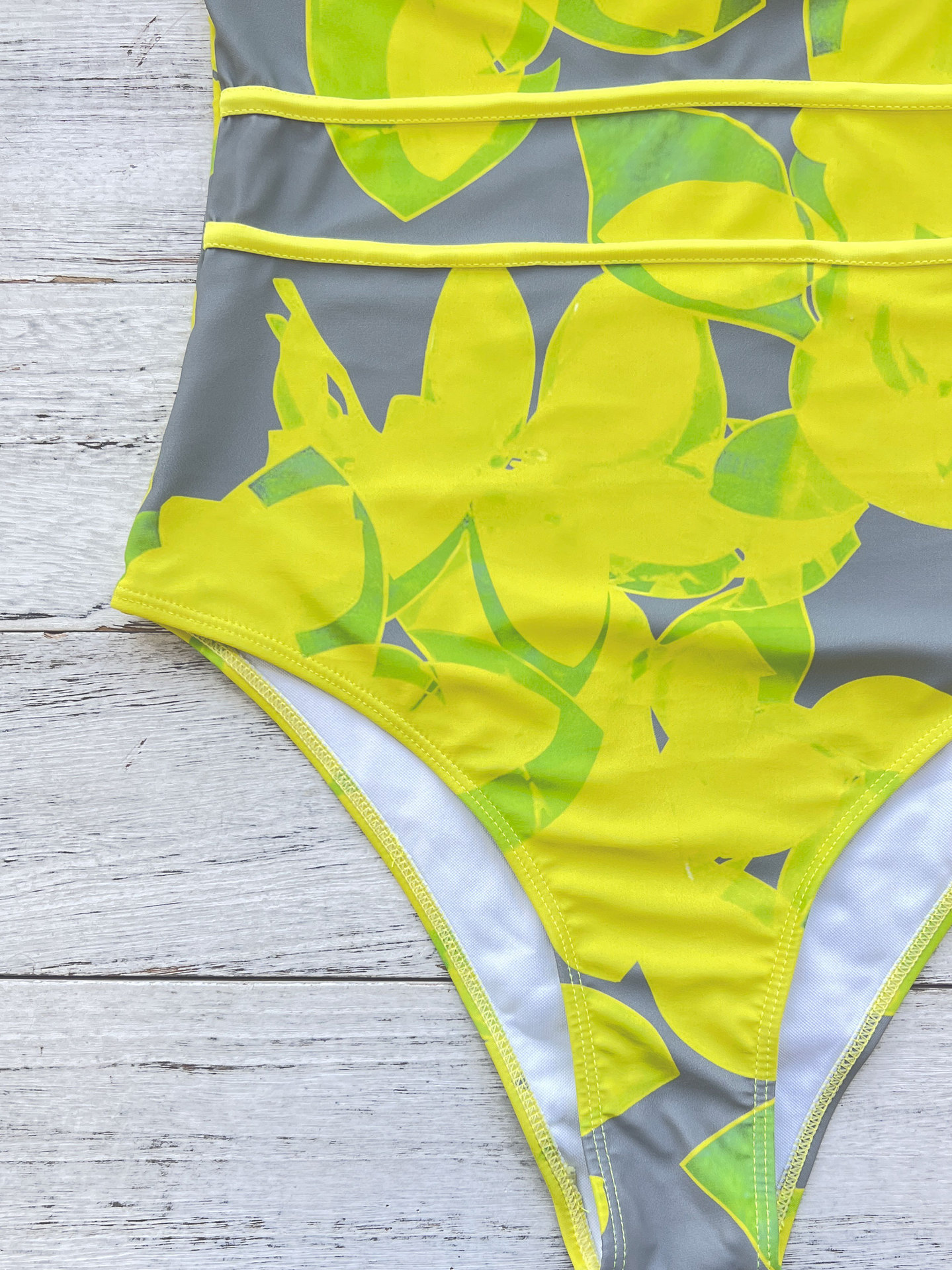 Women's One-Piece Swimsuit with Rosette and Cutout view 15