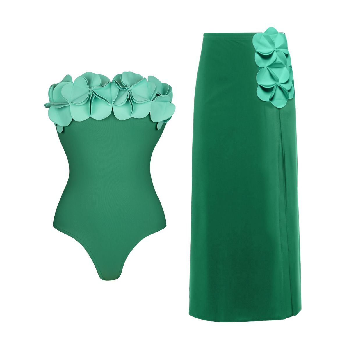 Green Bandeau Set 1