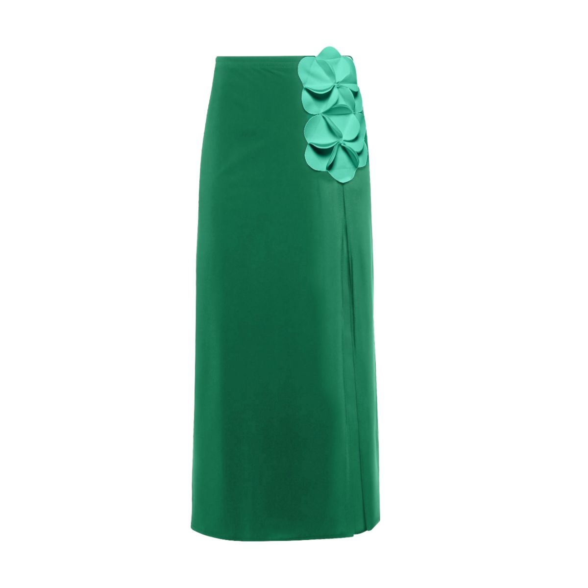 Green Wrap Skirt