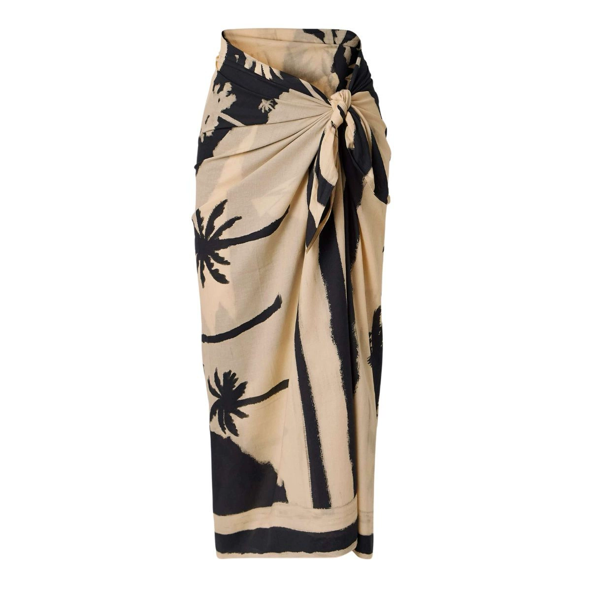 Convertible One-Piece Swimsuit and Sarong Skirt Set view 6