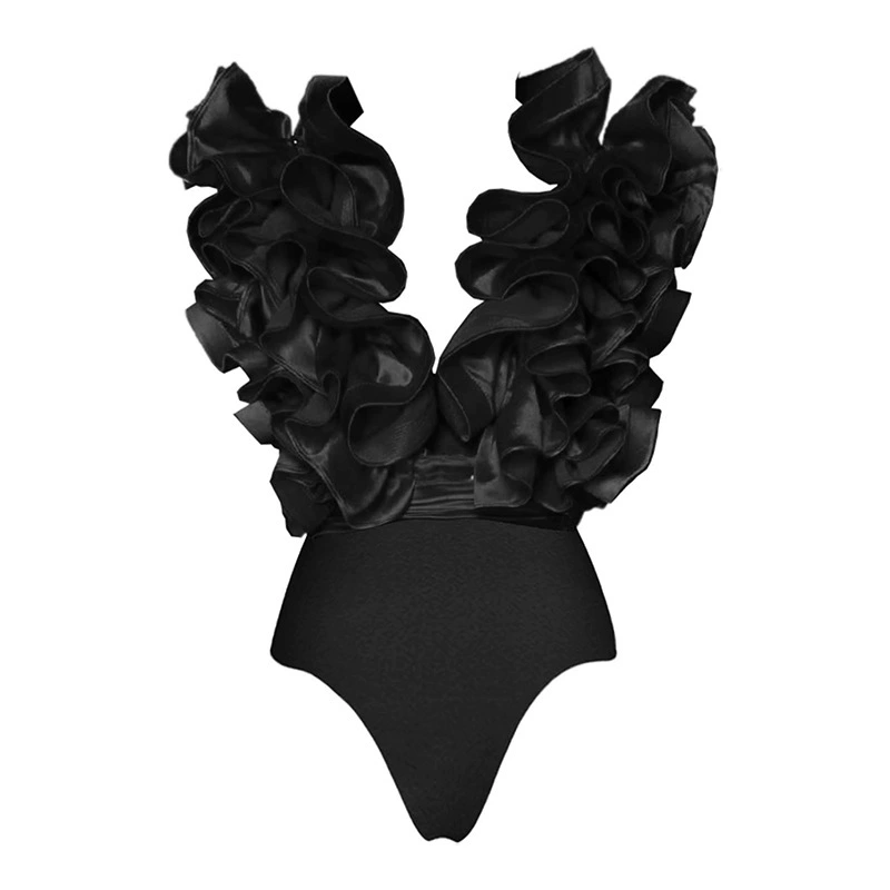 Ruffle Bodysuit and High-Low Skirt Set view 17
