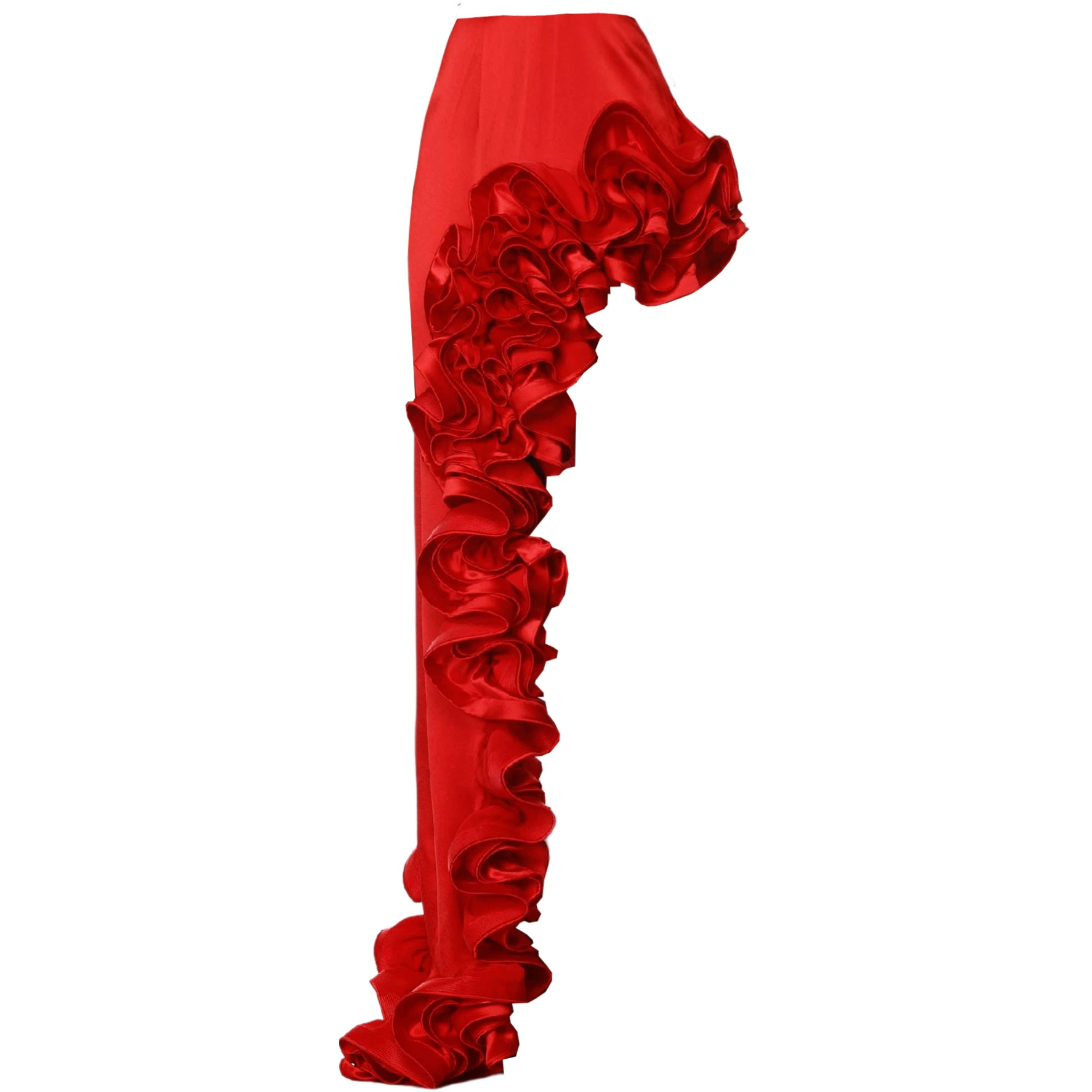 Ruffle Bodysuit and High-Low Skirt Set view 8