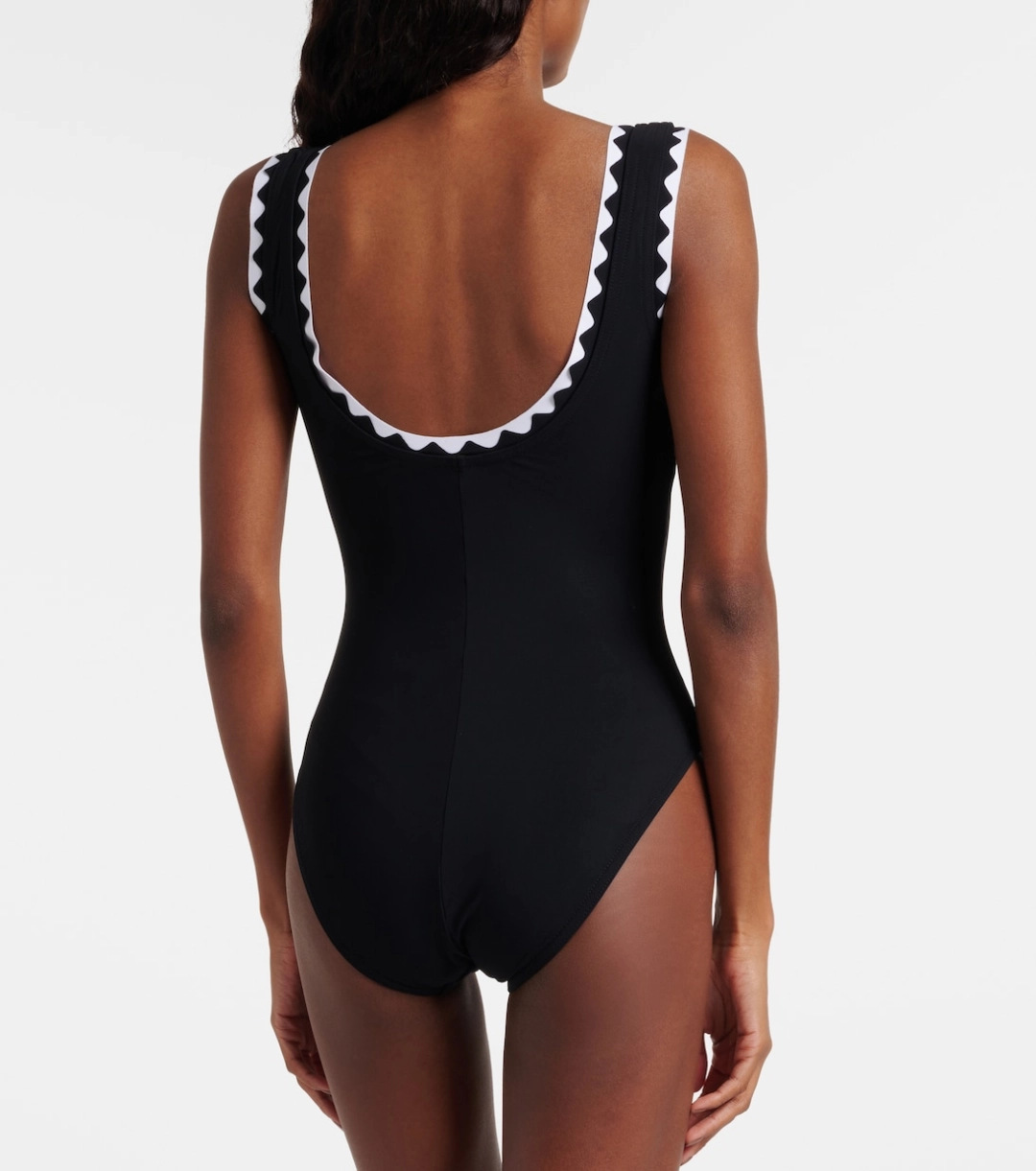 Square Neck One Piece Swimsuit