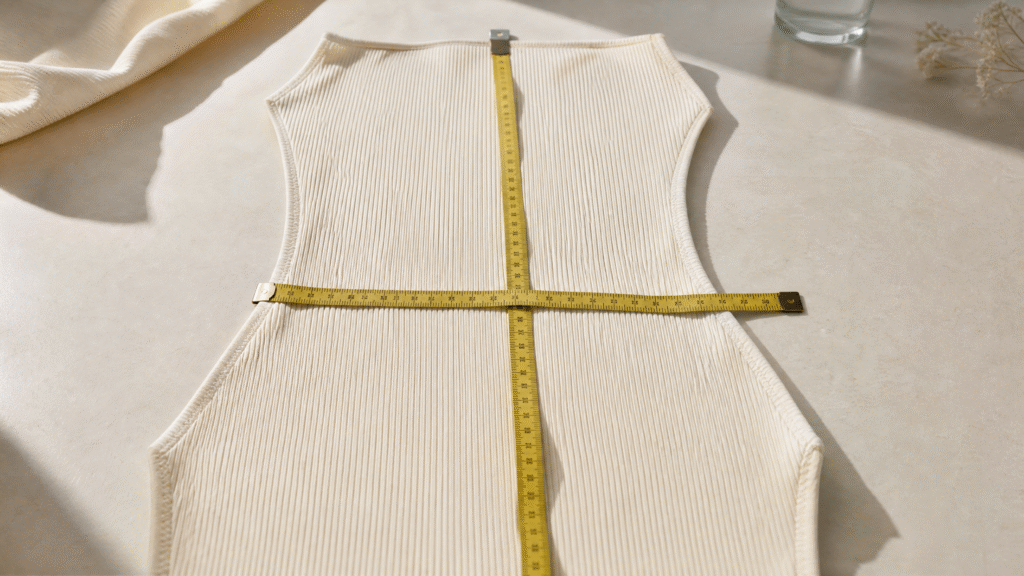 A swimsuit that fits the sample can still shrink after the first wash A swimsuit that fits the sample can still shrink after the first wash